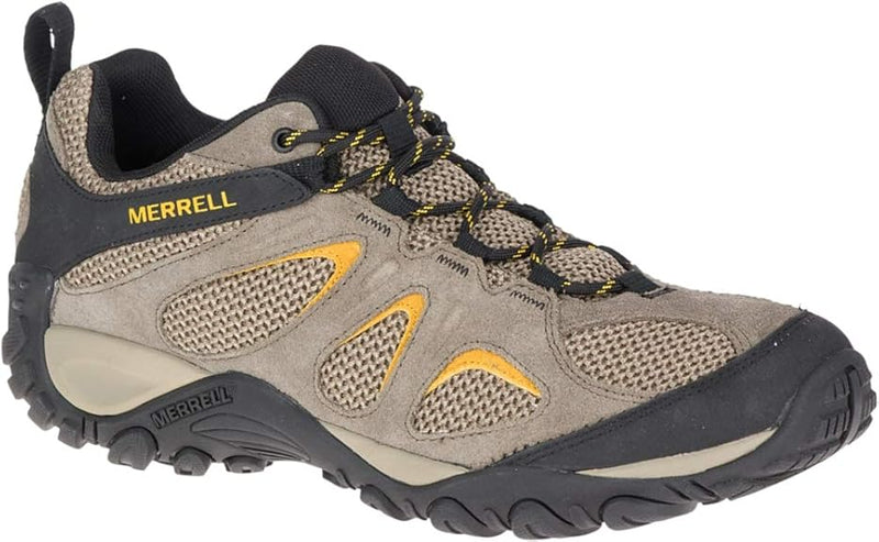 MERRELL MEN'S YOKOTA 2 HIKING SHOE - SIZE: MEN 13 (AU/UK M12.5) - LIGHT BROWN - Like New