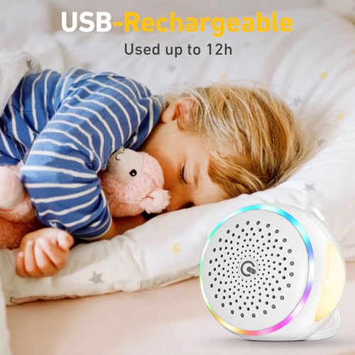 White Noise Machine Portable with 27 Soothing Sounds for Baby Kids Sleep - Like New