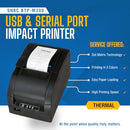 SNBC 132081 Model BTP-M300 Impact Receipt Printer - Black Like New