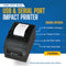 SNBC 132081 Model BTP-M300 Impact Receipt Printer - Black Like New