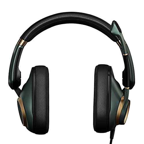 EPOS H6PRO CLOSED ACOUSTIC GAMING HEADSET MIC OVER-EAR LIFT-TO-MUTE - GREEN - Like New