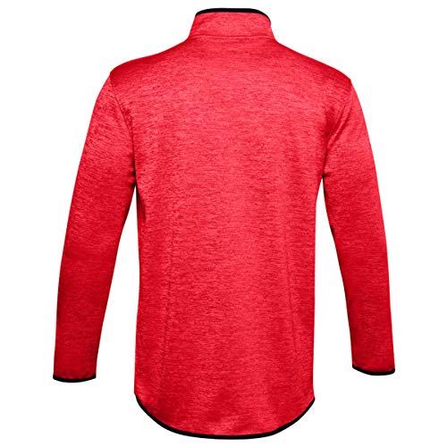 UNDER ARMOUR FLEECE 1/2 ZIP - LOOSE FIT - SIZE: MEN S - RED - Brand New