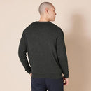 AMAZON ESSENTIALS EGULAR FIT COTTON V-NECK PULLOVER SWEATER MEN CHARCOAL M - Brand New