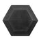 GYMENIST HEX DUMBBELLS RUBBER COATED CAST IRON FREE WEIGHTS SINGLE 40LB - BLACK - Like New