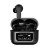 YJZZ YW08 BT WIRELESS EARPHONES SMART LCD TOUCH SCREEN GAMING V8 - BLACK - Like New