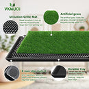 VKMUOI 23.6 x 35.4 in Dog Grass Pad with Tray Pet Training Pads with Tray - Like New