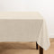 ELRENE HOME FASHIONS MONTEREY TABLECLOTH FLANNEL 60"X102" RECTANGLE - IVORY - Brand New