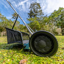 AMERICAN LAWN MOWER COMPANY 16" 5-BLADE REEL MOWER WITH GRASS CATCHER - BLUE - Like New