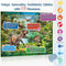 Bilingual Interactive for Kids Talking USA Map Dinosaur Poster for Kids Learning - Like New