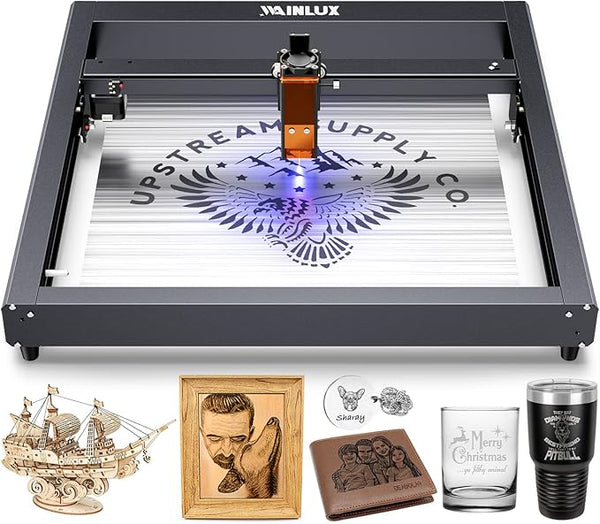 WAINLUX LASER ENGRAVING 60 W WAINLUX JL7 CNC LASER CUTTER 10 W COPRESSED - BLACK - Like New