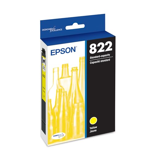EPSON 822 DURABRITE ULTRA INK STANDARD CAPACITY YELLOW (T822420-S) - YELLOW - Brand New