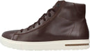 BIRKENSTOCK BEND MID NATURAL LEATHER SNEAKERS - MEN 8, WOMEN 10, ROAST, 1020763 - Like New