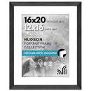 Americanflat 16x20 Poster Frame Matted to 12x16 B0CMC2HY6B - Black - Brand New