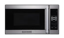 BLACK+DECKER 0.7 CU FT 700W MICROWAVE OVEN BLACK STAINLESS STEEL/BLACK - Like New