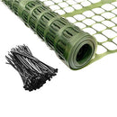 PeerBasics Patio Snow Garden Fencing Lightweight Safety Netting - Dark Green - Brand New
