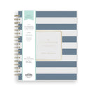 BLUE SKY DAY DESIGNER 2026 DAILY MONTHLY PLANNER - RUGBY STRIPE NAVY - Like New