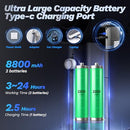 SAKER HANDHELD TURBO FAN 8800MAH RECHARGEABLE BATTERY - BLACK - Brand New