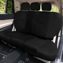 FH GROUP AUTOMOTIVE SEAT COVER PREMIUM PU LEATHER CAR SEAT COVER FULL SET BLACK - Like New