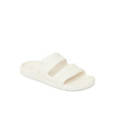 RE6296 REEF MENS SANDALS OASIS TWO BAR VINTAGE WHITE SIZE MEN 10 - Like New