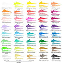 ARTEZA ACRYLIC PAINT MARKERS SET OF 40 ACRYLIC PAINT PENS ART MARKERS MULTICOLOR - Like New