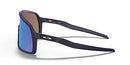 OAKLEY MENS OO9462 SUTRO S RECTANGULAR SUNGLASSES 28MM MATTE NAVY/PRIZM SAPPHIRE - Like New