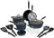 Paula Deen Family DFCW12SB 14 Piece Ceramic Non-Stick Cookware - Savannah Blue - Like New