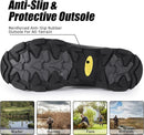 DRYCODE MENS RUBBER BOOTS, 5.5MM NEOPRENE WATERPROOF - 7 - BLACK/WHITE/YELLOW - Like New