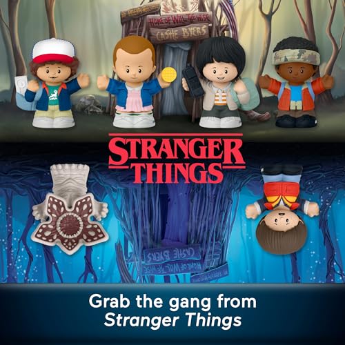 Fisher Price Little People Collector Stranger Things Castle Byers, 6 Figures - Brand New