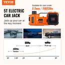 VEVOR ELECTRIC CAR JACK 5 TON/11023 LBS CAR JACK PORTABLE CAR JACK - ORANGE - Like New