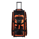 TRAVELERS CLUB XPEDITION 30" MULTI-POCKET UPRIGHT ROLLING DUFFEL - BRIGHT ORANGE - Like New
