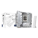 GIGABYTE B860I AORUS PRO ICE ULTRA SERIES 2 LGA 1851 MOTHERBOARD, MINI-ITX WHITE - Like New