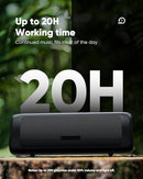 BOLABUTTY LUETOOTH SPEAKER WITH HD SOUND WIRELESS IPX5 WATERPROOF (BLACK) - Brand New