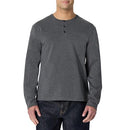 AMAZON ESSENTIALS DEMI'S PICK MEN'S RELAXED FIT HENLEY LARGE CHARCOAL HEATHER - Brand New