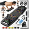 MQRW PUSH UP BOARD HOME GYM PORTABLE EXERCISE ZAQ-852 - BLACK - Scratch & Dent