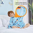 JOYWOO Wearable Blanket Hoodie for Kids, Oversized, Fuzzy Sherpa - Blue Shark - Like New