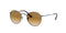 RAY BAN RAY-BAN RB3447N ROUND FLAT LENS SUNGLASSES LENS WIDTH: 53MM - Like New
