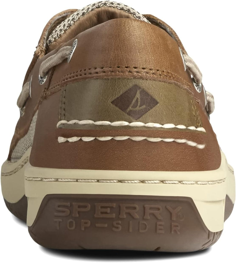 0799320 Sperry Billfish 3-Eye Boat Shoe Men's Lace up Casual Shoes DARK TAN 8 Like New