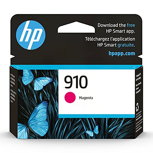 HP 910 MAGENTA INK INSTANT INK HP PRINTERS WORKS WITH PRINTER SERIES 3YL59AN - Brand New