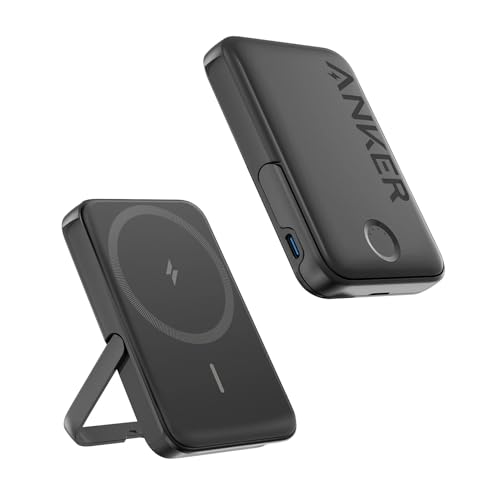 ANKER MAGGO MAGNETIC WIRELESS CHARGING 5,000MAH POWER BANK 2 PACK - BLACK - Brand New