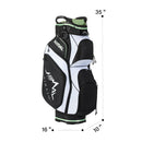 HIMAL 14-WAY FULL LENGTH PREMIUM GOLF CART BAG - BLACK/WHITE - Like New
