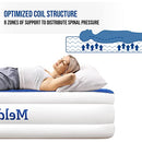 Meldoz Queen Air Mattress with Built-in Pump, Double High Blow Up Mattress - Brand New