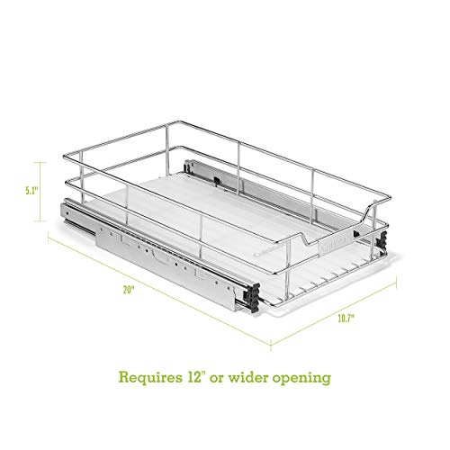 CUISINART 11" SLIDING CABINET ORGANIZER, CHROME FINISH CTG-00-11CO Like New