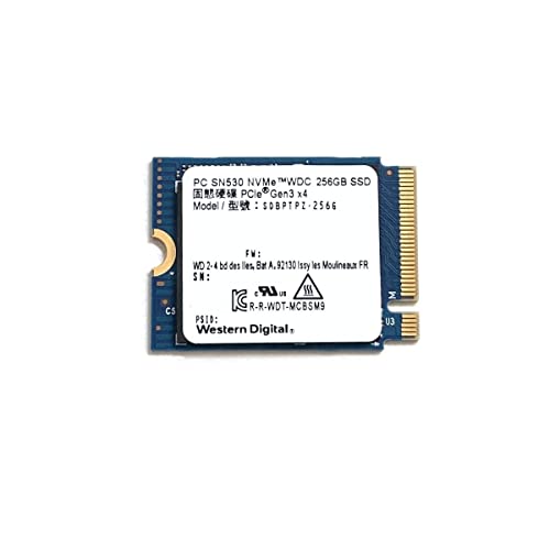 Western Digital 256GB SSD, M.2 Form Factor SSD SDBPTPZ-256G Solid State Drive - Like New