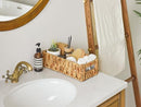 STORAGEWORKS SMALL BACK OF TOILET BASKET - NATURAL WATER HYACINTH - STYLE D - Brand New