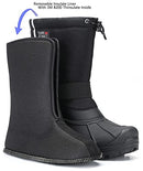 MORENDL MEN SNOW BOOTS COLD-WEATHER WATERPROOF HIKING SNOW BOOTS SIZE 10 - BLACK - Like New