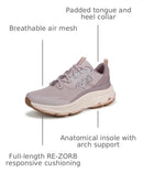 Ryka Womens Devoted RS Walking Shoes Purple Fog 9.5 W - Brand New