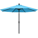 ABCCANOPY 10FT PATIO UMBRELLA TABLE UMBRELLA PUSH BUTTON TILT - TURQUOISE - Like New