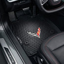 Lloyd Mats Custom Fit All-Weather 2020-2025 Chevy Corvette C8, 2PC Front - Black - Like New