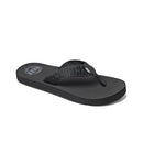 RF000313BLA REEF MEN'S SANDALS, SMOOTHY, BLACK, SIZE 9 - Brand New