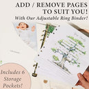 CV CHARVORIA Baby Book Keepsake - Timeless Baby Memory Book - Safari Theme Green - Brand New